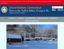Tablet Screenshot of cityofshelton.org